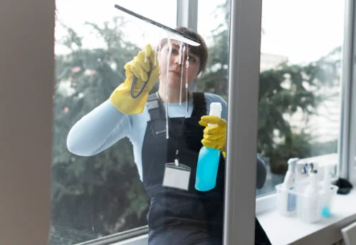 Nettoyage de vitres intérieures et extérieures à Brebières